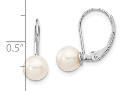 14k White Gold Earrings Style XFW480E - Classique Jewelry Inc.