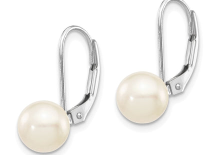 14k White Gold Earrings Style XFW481E - Classique Jewelry Inc.