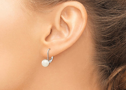 14k White Gold Earrings Style XFW481E - Classique Jewelry Inc.