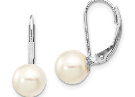 14k White Gold Earrings Style XFW481E - Classique Jewelry Inc.