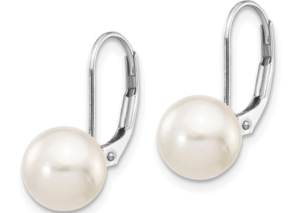 14k White Gold Earrings Style XFW482E - Classique Jewelry Inc.