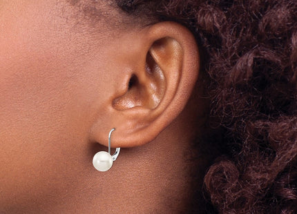 14k White Gold Earrings Style XFW482E - Classique Jewelry Inc.