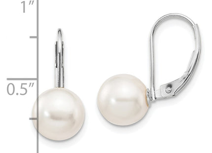 14k White Gold Earrings Style XFW482E - Classique Jewelry Inc.