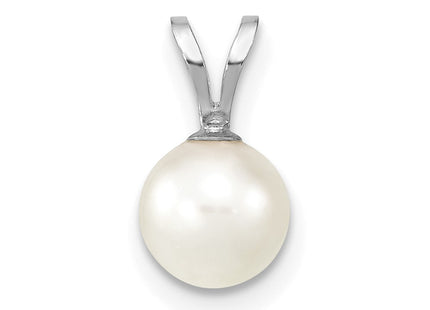 14k White Gold Pendants Style XFW487 - Classique Jewelry Inc.