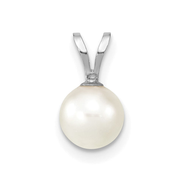 14k White Gold Pendants Style XFW487 - Classique Jewelry Inc.