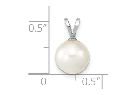 14k White Gold Pendants Style XFW489 - Classique Jewelry Inc.