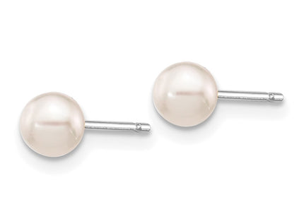 14k White Gold Earrings Style XFW491E - Classique Jewelry Inc.