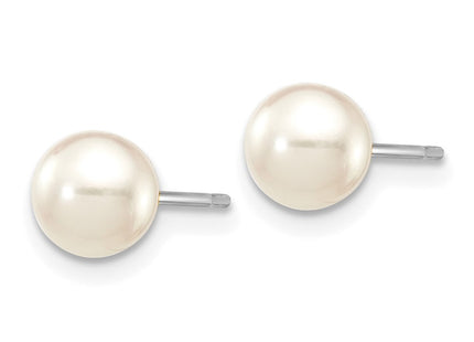 14k White Gold Earrings Style XFW492E - Classique Jewelry Inc.