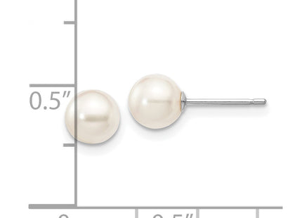 14k White Gold Earrings Style XFW492E - Classique Jewelry Inc.