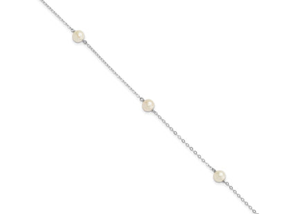 14k White Gold Bracelets Style XFW560 - Classique Jewelry Inc.