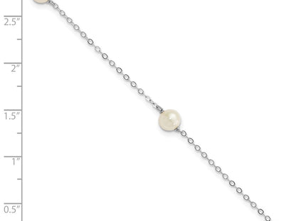 14k White Gold Bracelets Style XFW560 - Classique Jewelry Inc.