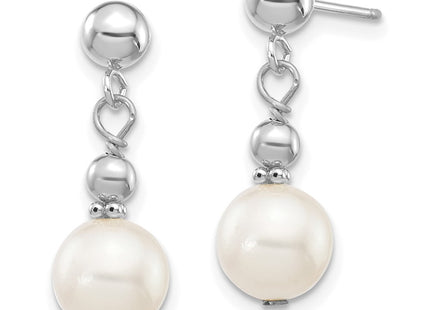 14k White Gold Earrings Style XFW564 - Classique Jewelry Inc.