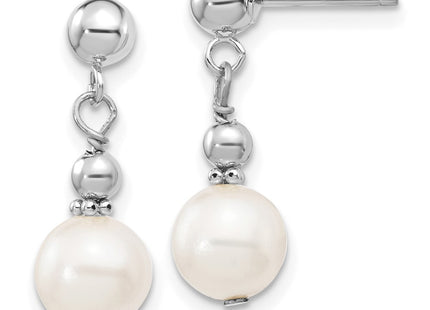 14k White Gold Earrings Style XFW564 - Classique Jewelry Inc.