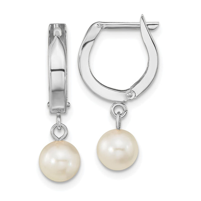 14k White Gold Earrings Style XFW650E - Classique Jewelry Inc.
