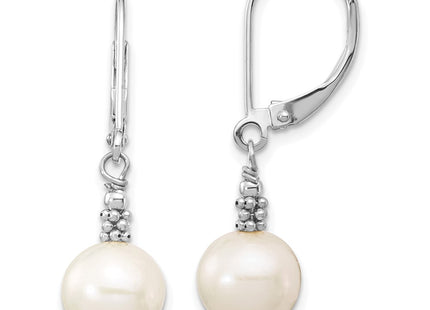 14k White Gold Earrings Style XFW654E - Classique Jewelry Inc.