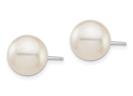 14k White Gold Earrings Style XFW683E - Classique Jewelry Inc.