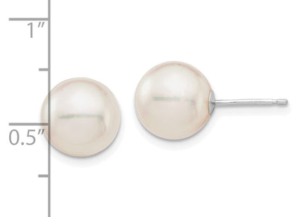 14k White Gold Earrings Style XFW683E - Classique Jewelry Inc.