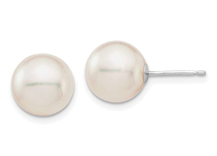 14k White Gold Earrings Style XFW683E - Classique Jewelry Inc.