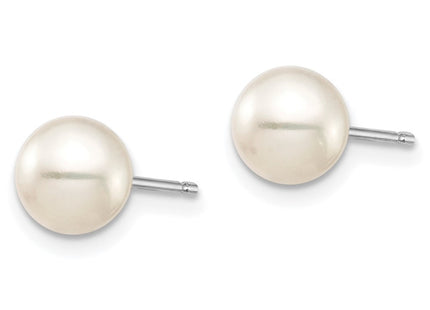 14k White Gold Earrings Style XFW690ESET - Classique Jewelry Inc.