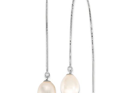 14k White Gold Earrings Style XFW713E - Classique Jewelry Inc.