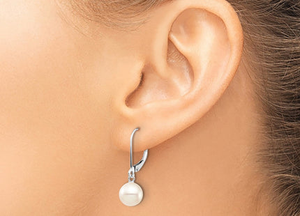 14k White Gold Earrings Style XFW725E - Classique Jewelry Inc.