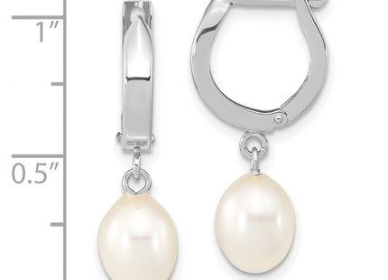 14k White Gold Earrings Style XFW792E - Classique Jewelry Inc.