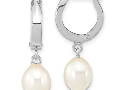 14k White Gold Earrings Style XFW792E - Classique Jewelry Inc.