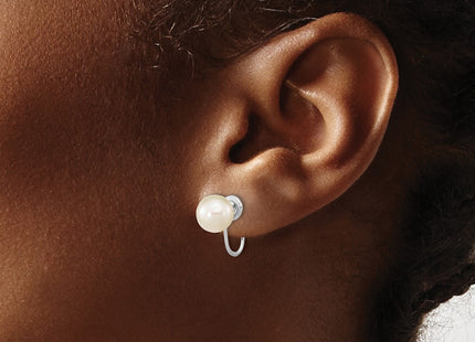 14k White Gold Earrings Style XFW801E - Classique Jewelry Inc.