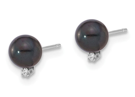 14k White Gold Earrings Style XFW833E - Classique Jewelry Inc.