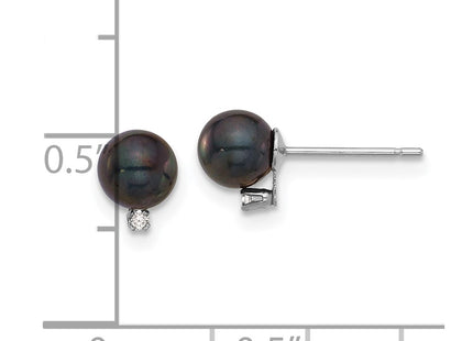 14k White Gold Earrings Style XFW833E - Classique Jewelry Inc.