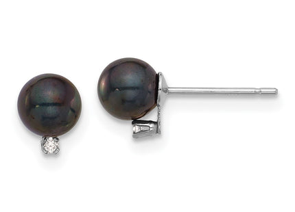 14k White Gold Earrings Style XFW833E - Classique Jewelry Inc.