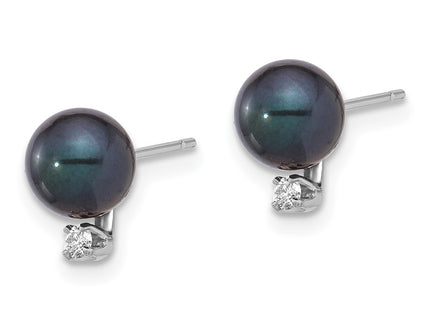 14k White Gold Earrings Style XFW834E - Classique Jewelry Inc.