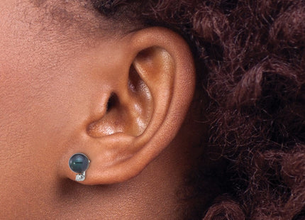 14k White Gold Earrings Style XFW834E - Classique Jewelry Inc.