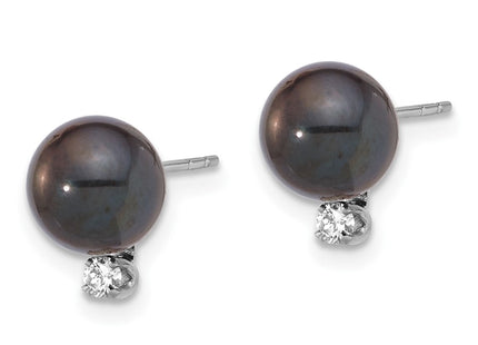 14k White Gold Earrings Style XFW835E - Classique Jewelry Inc.