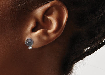 14k White Gold Earrings Style XFW835E - Classique Jewelry Inc.