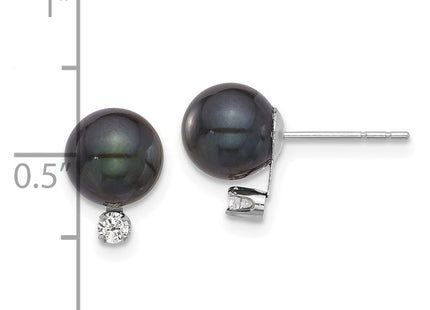 14k White Gold Earrings Style XFW835E - Classique Jewelry Inc.