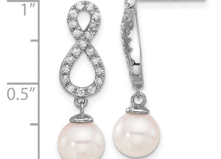 14k White Gold Earrings Style XFW840E - Classique Jewelry Inc.