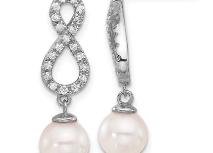 14k White Gold Earrings Style XFW840E - Classique Jewelry Inc.