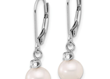 14k White Gold Earrings Style XFW850E - Classique Jewelry Inc.