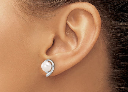 14k White Gold Earrings Style XFW856E - Classique Jewelry Inc.