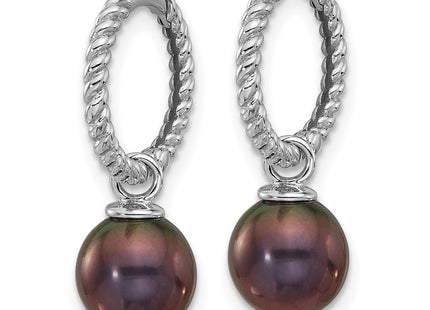 14k White Gold Earrings Style XFW859E - Classique Jewelry Inc.