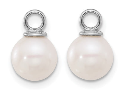 14k White Gold Earrings Style XFW859E - Classique Jewelry Inc.