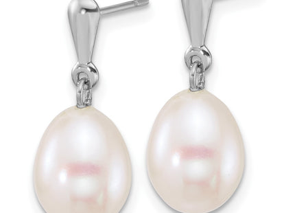 14k White Gold Earrings Style XFW908E - Classique Jewelry Inc.