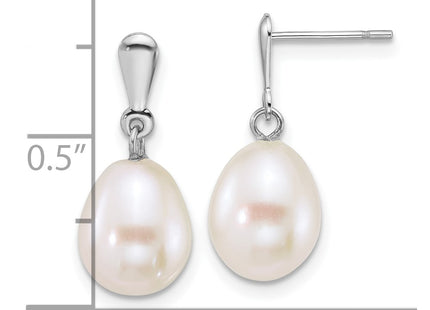 14k White Gold Earrings Style XFW908E - Classique Jewelry Inc.
