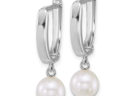 14k White Gold Earrings Style XFW913E - Classique Jewelry Inc.