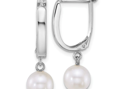 14k White Gold Earrings Style XFW913E - Classique Jewelry Inc.