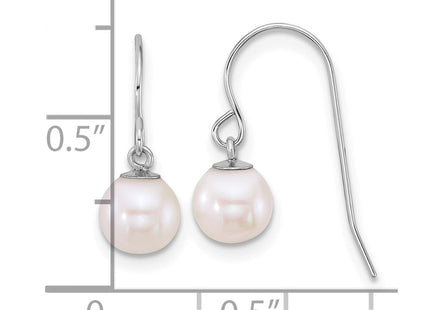 14k White Gold Earrings Style XFW915E - Classique Jewelry Inc.