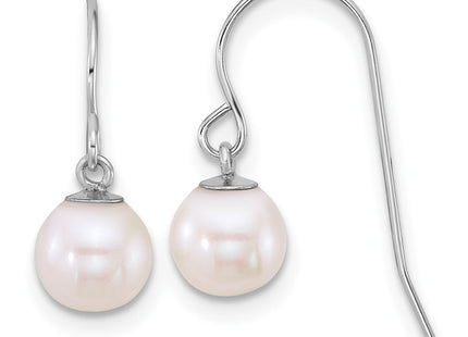 14k White Gold Earrings Style XFW915E - Classique Jewelry Inc.