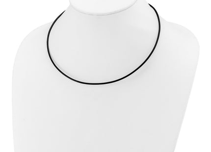 14K white gold necklace, another view