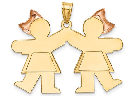 14k Two-tone Jewelry Style XK105 - Classique Jewelry Inc.